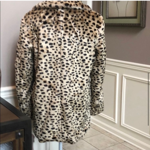 Faux fur leopard jacket - Picture 3 of 5